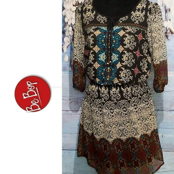 BeBop Dresses & Skirts - 5/$25 BeBop Boho Chic Dress Womens M NWOT